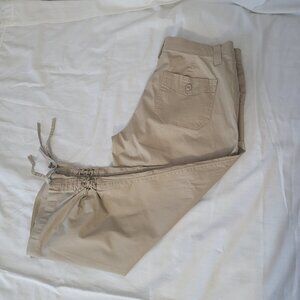 Khaki Capri Pants Lee Platinum Label Womens Size 10